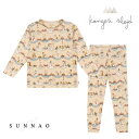 <Konges Sløjd> Xmas Pajamas - basic blouse/pants set - SUGAR PIE