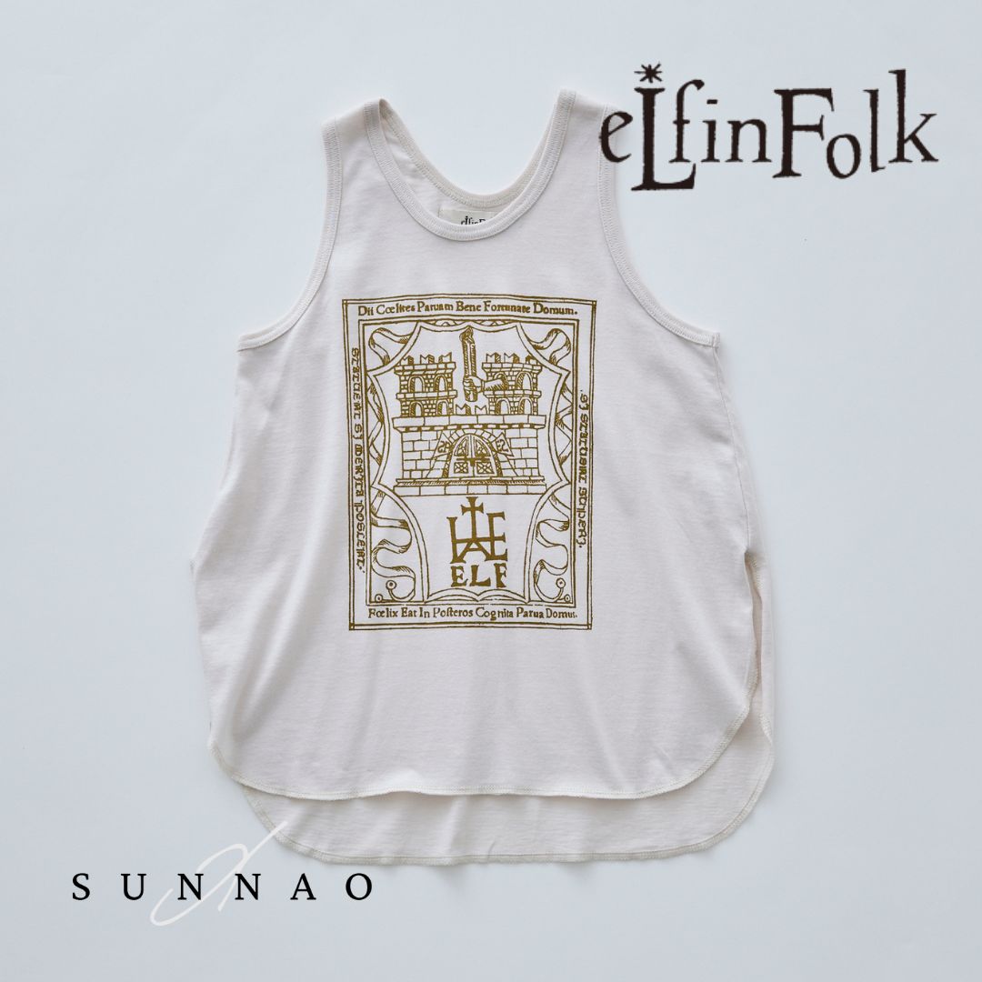 ＜eLfinFolk＞ Chateau Emblem Tanktop