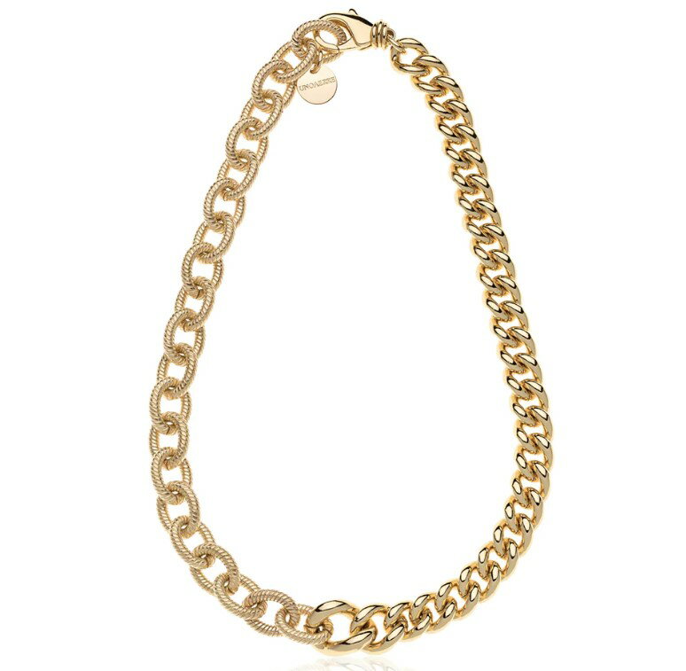 乐天商城 - 全品ポイント10倍!4/14 20時〜※要エントリー ネックレス レディース ウノアエレ UNOAERRE 1AR アクセサリーミックスチェーンネックレス 27023 おしゃれ イタリア 誕生日 プレゼント ギフト 大きい 大きめ