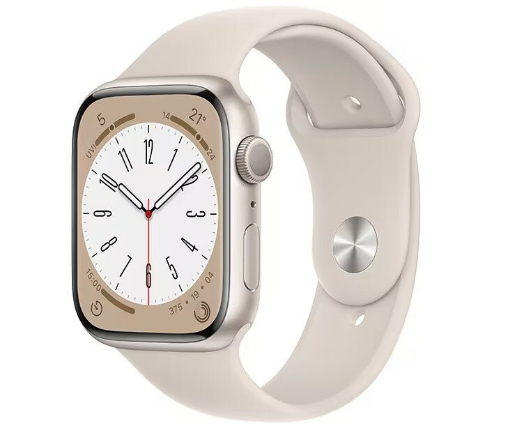 アップルウォッチ スマートウォッチ（売れ筋ランキング） Apple Watch アップルウォッチ Series 8 GPSモデル MNP23J/A 45mm スターライトスポーツバンド シリーズ8 正規品 最新モデル