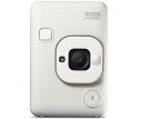 富士フイルム FUJIFILM INS LIPLAY ハイブリッドインスタントカメラ チェキ instax mini LiPlay インスタックス ミニ リプレイ ホワイト FUJIFILM