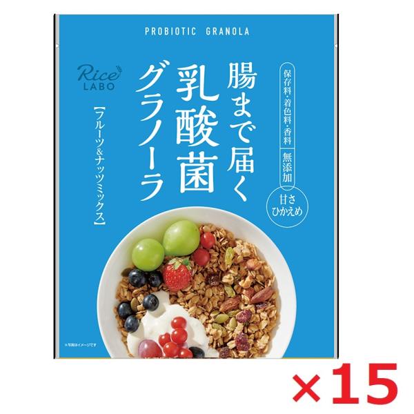 健康思考の方へ免疫力を活性化させると言われている乳酸菌を500億個配合した玄米グラノーラが登場。 1日あたりの摂取目安量は100億個なので、5日分の乳酸菌がこの一袋に。 原材料名：オーツ麦（オーストラリア産）、還元麦芽糖水飴、米油（国産）、サルタナレーズン、グリーンレーズン、焙煎玄米（国産）、玄米粉（国産）、ドライクランベリー、アーモンド、かぼちゃの種、ヒマワリの種、乳酸菌粉末（死菌）