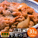 送料無料 吉野家牛丼大盛160g×30食セット 簡単 便利 夜食 おつまみ 昼ごはん ストック 時短