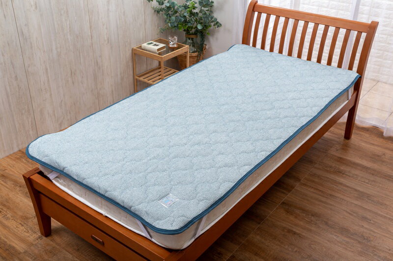 全品ポイント10倍!・11/20 20時〜ガマカ工業 セブンマスター7つの機能がある敷パッド ブルー オールシ..