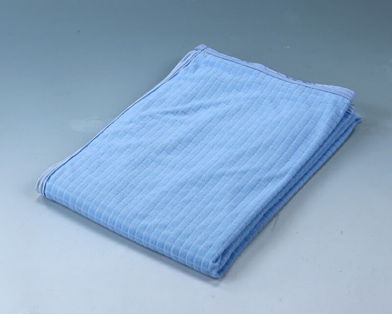 ガマカ工業 冷感リバーシブルケット 140×190cm ブルー 青 両面 夏 布団 シングル ひんやり 冷たい