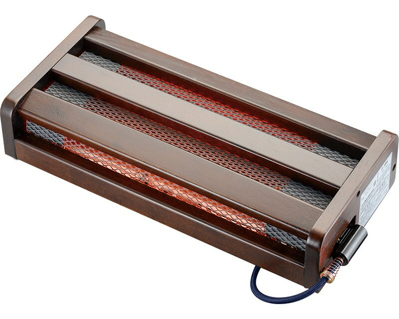 メトロ電気工業 木枠フットヒーター MFH-181ET(DA) 180W コンパクト 自動オフタイマー 手元コントロー..