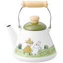 富士ホーロー オリーブ ケトル 1.5l ホーロー IH対応 ガス火対応 ムーミンオリーブシリーズ Moomin Olive 1.5リットル 琺瑯