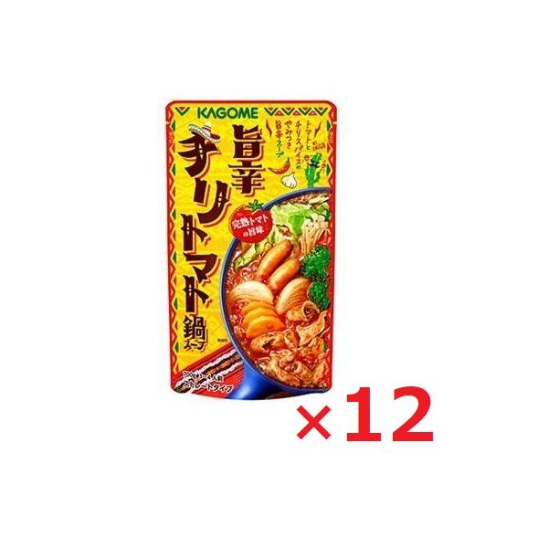 乐天商城 - カゴメ 旨辛チリトマト鍋スープ 700g ×12 まとめ買い