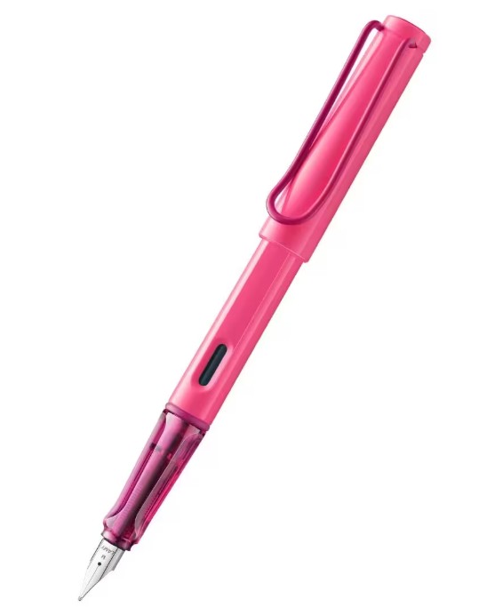 LAMY ラミー サファリ 万年筆 354050 ネオンピンク L0C9F ペン先：F 細字　safari 2026年モデル