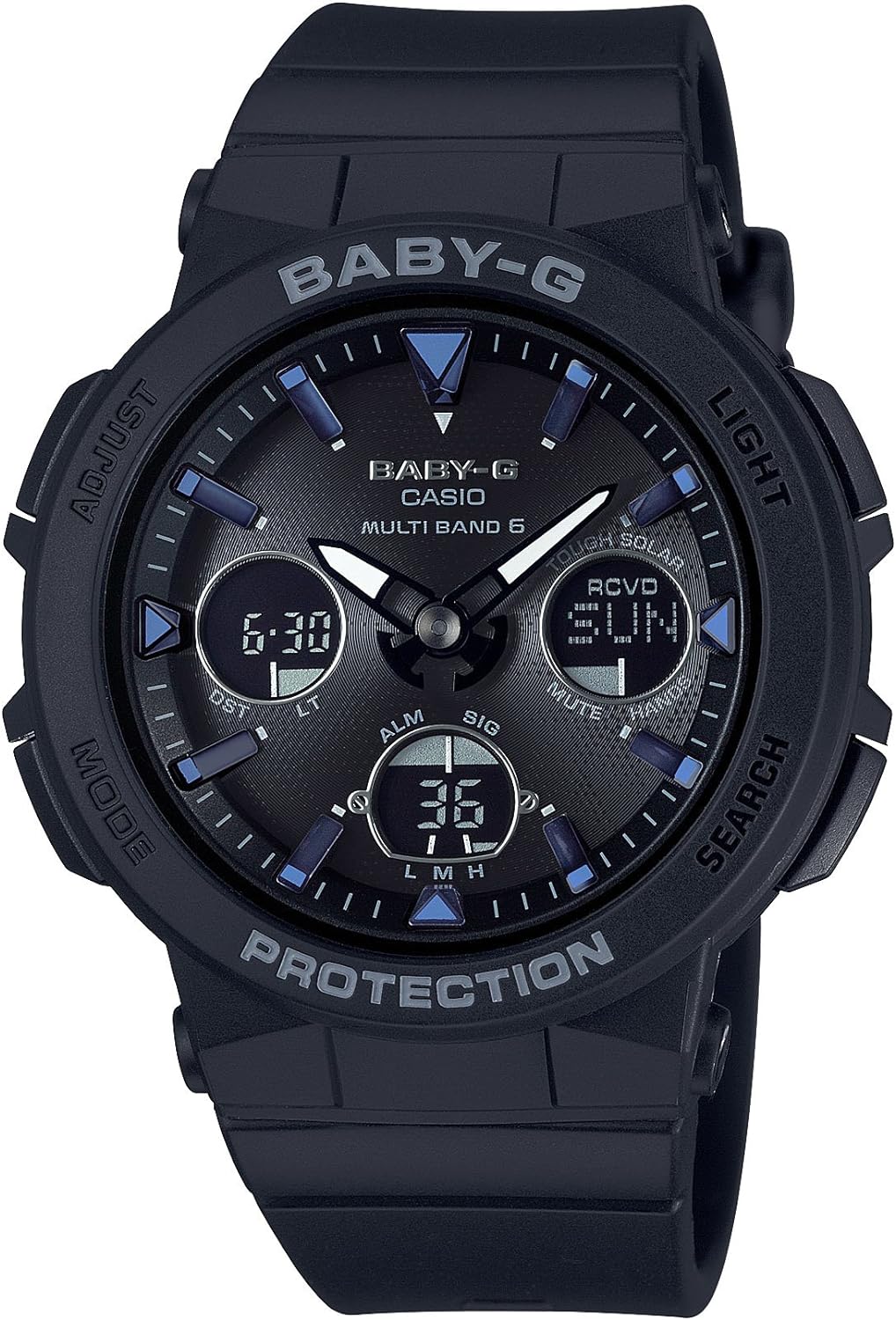 カシオ CASIO Baby-G ベビージー BGA-2500-1AJF Beach Explorer series 電波ソーラー ブラック レディース 女性用 おしゃれ 腕時計