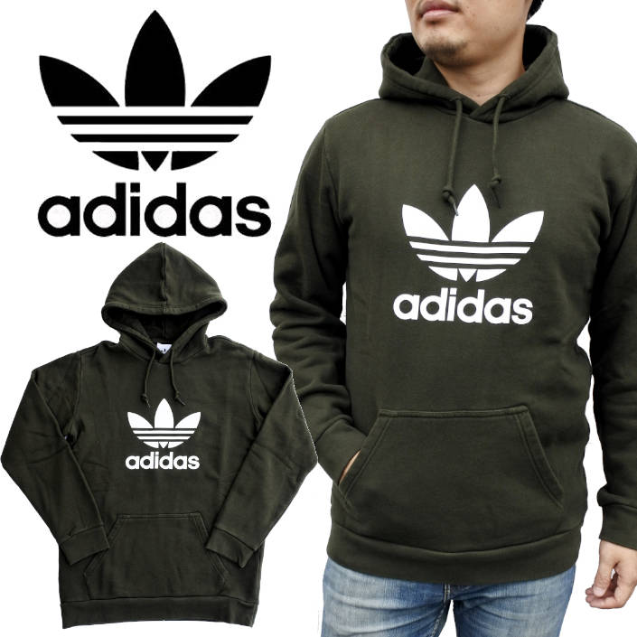 adidas originals アディダス オリジナルス Trefoil HOODIE トレフォイル フーディー DT7970 スウェット パーカー メンズ レディース ユニセックス ナイトカーゴ 定番 楽天 通販 送料無料