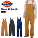Dickies ディッキーズ Bib Duck Overalls ビブ ダック オーバーオール DB100 メンズ 定番 brown duck BIGSIZE ...