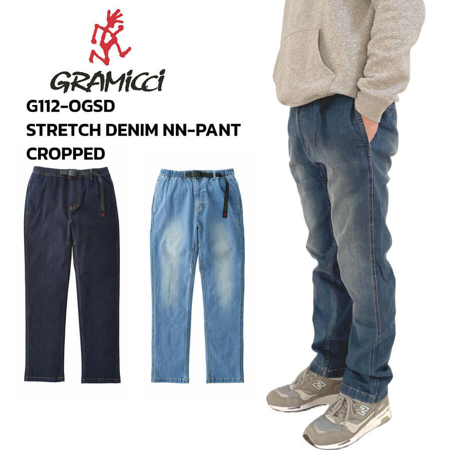 グラミチ GRAMICCI G112-OGSD ストレッチデニム ニューナロー パンツ クロップド STRETCH DENIM NN-PANT CROPPED オーガニックストレッチデニム アウトドア 3カラー ONE WASH DARK USED MEDIUM USED メンズ ボトムス