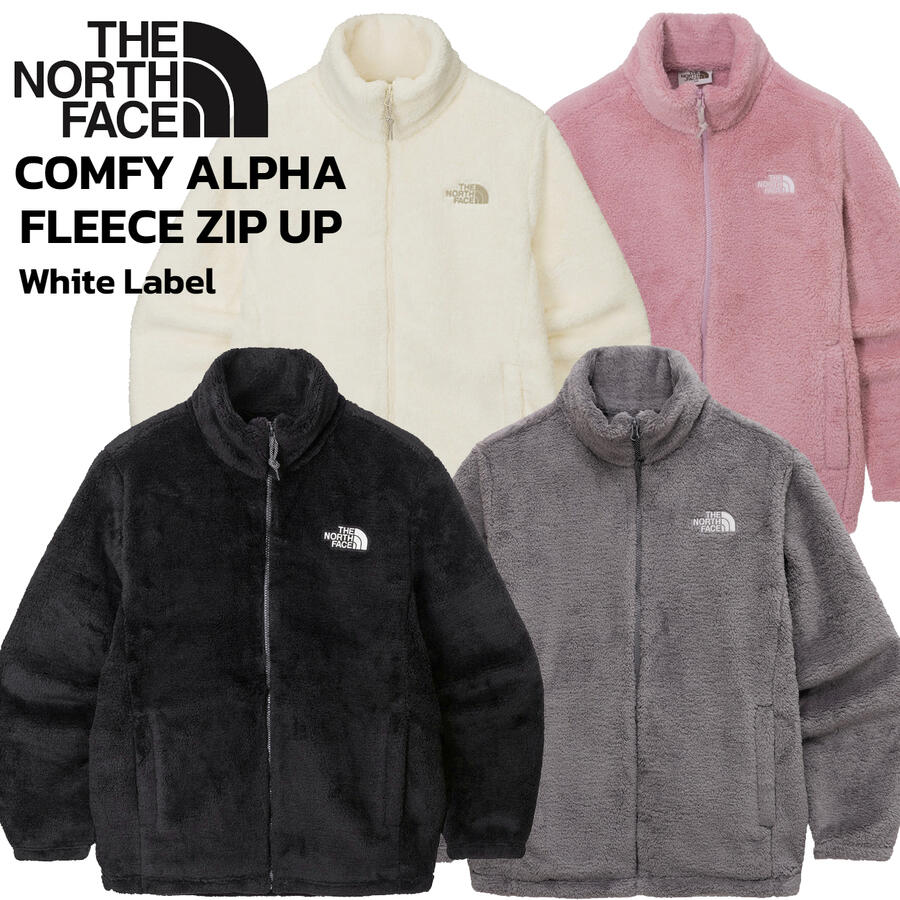 ザ ノース フェイス ボア ジャケット THE NORTH FACE コンフィー アルファ フリース ジャケット COMFY ALPHA FLEECE JACKET メンズ レディース NJ4FR50 BLACK CREAM GRAY SOFT PINK ブラック クリーム グレー ソフトピンク アウター K-POP ユニセックス 韓国ファッションのサムネイル