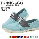 PONIC & Co. ポニックアンドコー BASIL バジル PF13002 デッキシューズ メンズ レディース ユニセックス EVA素材 シューズ スニーカー ビーチ プール 海 10Color 楽天 通販 返品不可