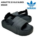 AfB_X IWiX AfBb^ 22 XLG T_ adidas originals ADILETTE 22 XLG W IE5649 COREBLACK RAubN fB[X obNXgbv RtH[g lC f yV ʔ yΉ Ki 