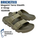 ビルケンシュトック メンズ サンダル BIRKENSTOCK Mogami Terra Stealth 2-Strap モガミ テラ ステルス 2ストラップ 1...