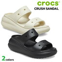 クロックス クラッシュ サンダル 207670 ブラック ボーン CROCS CRUSH SANDAL BLACK BONE クロスライト アイコニックコンフォ...
