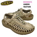 キーン レディース サンダル ユニーク KEEN WOMEN 039 S UNEEK 1027445 SAFARI/SAFARI サファリ/サファリ ベージュ ウィメンズ スポーツ サンダル アウトドア キャンプ 夏フェス 抗菌防臭 人気 モデル