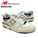 楽天サニーブルーNEW BALANCE ニューバランス BB550VGB ”Vintage Pack” Dワイズ WHITE/GRAY ホワイト/グレー ヴィンテージパック メンズ レディース スニーカー シューズ バスケット ライフスタイル 定番 人気 モデル 楽天 通販 あす楽対応 正規品 送料無料