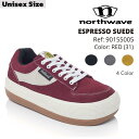 northwave ノースウェーブ ESPRESSO SUEDE エスプレッソ スエード 90155005 スニーカー シューズ レースアップ 厚底 ボリュームソール RED BLACK YELLOW GREY レッド ブラック イエロー グレー メンズ レディース ユニセックス 楽天 通販