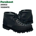 パラブーツ ヨセミテ 200532 Paraboot YOSEMITE FOUL NOIR JANNU SOLE ブラック 黒 レザー 揉み革 シボ革 メンズ アウトドア トレッキング クライミング ノルヴェイジャン製法