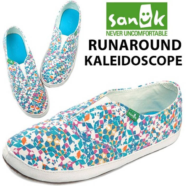 SANUK Tk[N W RUNAROUND KALEIDOSCOPE SLIP-ON iEh JChXR[v Xb| SWF10195 fB[X V[Y XbvI Xb|  tR[f yV yΉ