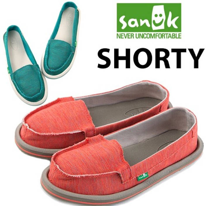 SANUK サヌーク SHORTY SLIP-ON ショーティ スリッポン SWF1109 レディース シューズ スリップオン スリッポン おしゃれ 柔らかい 履き心地 軽い 楽天 あす楽対応のサムネイル