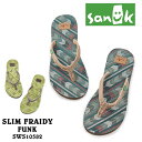 SANUK サヌーク SLIM FRAIDY FUNK スリム フライデー ファンク SWS10582 レディース Fit Flop サンダル トングサンダル ビーチサンダル おしゃれ 楽天 あす楽対応