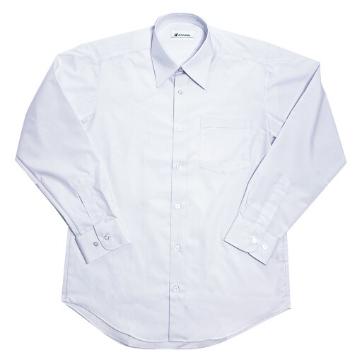 男子 スクールシャツ 学生ワイシャツ 長袖 形態安定 ノーアイロン シワ防止 縮み防止 蛍白色 カンコー メンズ 男の子 男児 A体 B体 学生 制服 KANKO KN4210