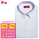 【送料無料】半袖スクールシャツ B体 抗菌 防臭 形態安定 透け防止 防透 透けにくい UVカット ノーアイロン 多機能 高機能 女子 女の子 レディース 高校...