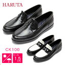 HARUTA ラバーレインシューズ S M L LL コインローファー レディース 女性 女子 #CK100 ハルタ