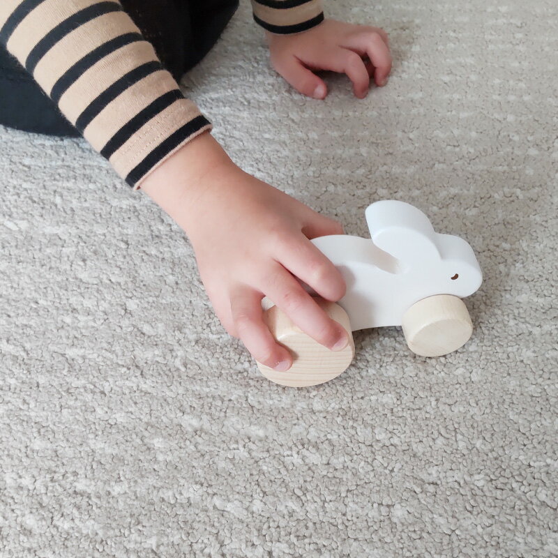 ＼ラッピングOK!／ ウッデンラビットカー 木のおもちゃ 押し車 WOODEN RABBIT CAR 1才から 1歳から 男の子 女の子 知育玩具 木製玩具 北欧 おしゃれ 可愛い かわいい 木製 1歳以上 2歳 3歳