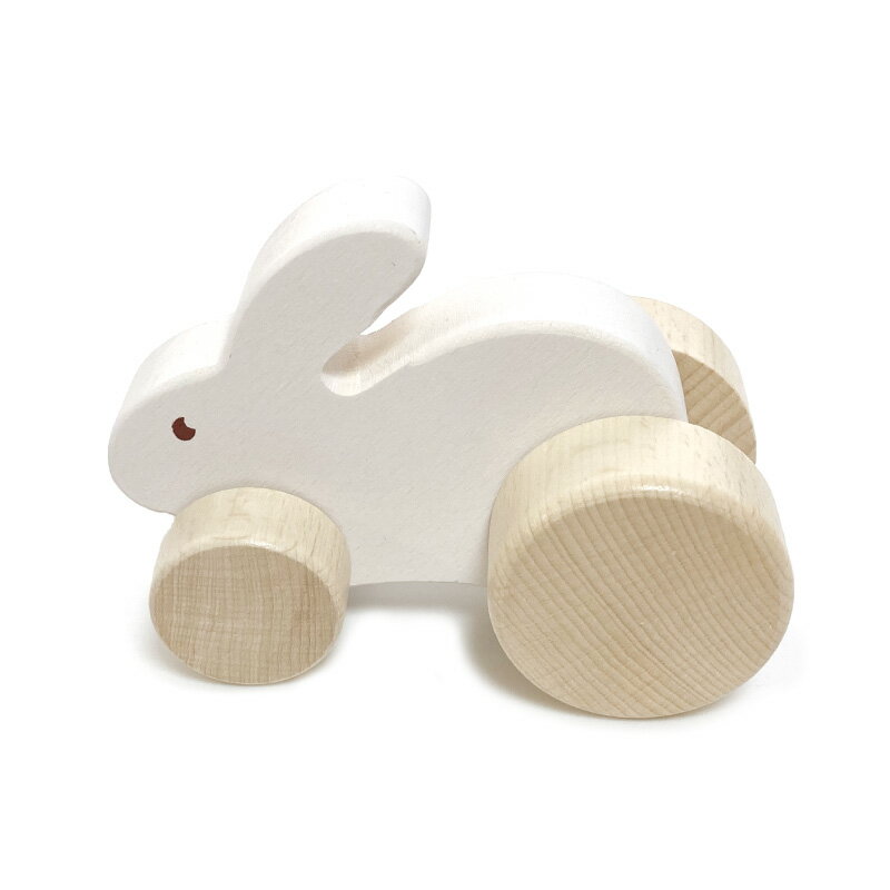 ＼ラッピングOK!／ ウッデンラビットカー 木のおもちゃ 押し車 WOODEN RABBIT CAR 1才から 1歳から 男の子 女の子 知育玩具 木製玩具 北欧 おしゃれ 可愛い かわいい 木製 1歳以上 2歳 3歳