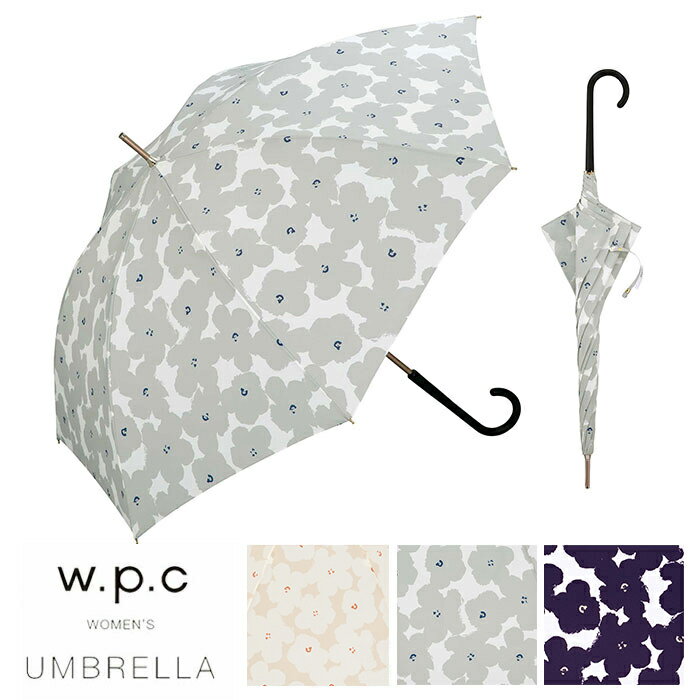 母の日 傘 レディース w.p.c 雨傘 ハナプリント flower print 晴雨兼用 花柄 かわいい おしゃれ 人気 プレゼント wpc ワールドパーティー ラッピング可
