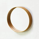 【ワンダフルデーP5倍】 ミラー 鏡 壁掛け シェーカーラウンドミラー220 シェーカーボックス アンティーク ヴィンテージ おしゃれ 北欧 小さい 小さめ コンパクト リビング 玄関 トイレ チェリー材 手仕事 Homestead AXCIS アクシス