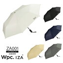 傘 折りたたみ IZA iza イーザ 自動開閉 メンズ UNISEX レディース Wpc. 折り畳み 日傘 雨傘 晴雨兼用 シンプル おしゃれ 人気 プレゼント ワールドパーティー ZA001