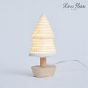 【お買い物マラソンP2倍】horn please クリスマス LEDライト POTTERY ツリー ドットライン LED hornplease 志成販売 ホーンプリーズ 北欧 陶器 木製 アンティーク調