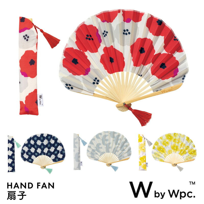 ＼父の日無料ラッピング実施中／W by Wpc. 扇子 HAND FAN せんす センス うちわ 花柄 北欧 ナチュラル 和装小物 和雑貨 夏 おしゃれ かわいい キャンプ アウトドア Wpc. Patterns