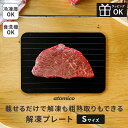 【お買い物マラソンポイント2倍】解凍プレート Sサイズ CB JAPAN シービージャパン atomico 解凍まな板 まな板 肉の解凍 ごはんの粗熱 粗熱取り 急速冷凍 時間短縮 キッチン 便利 解凍 刺身 肉 ご飯 お弁当 冷凍保存 休息解凍 時短