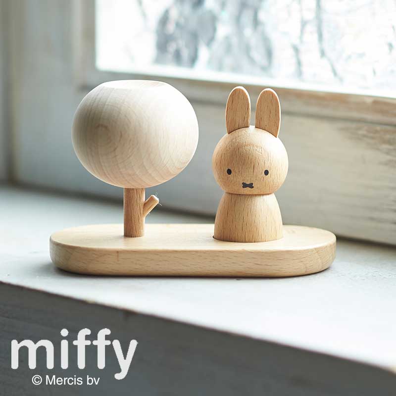 母の日ラッピング実施中 ミッフィー アロマウッドベース アロマウッド ディフューザー miffy dick bruna ディックブルーナ うさこちゃん うさぎ 木製 木 インテリア ニチガン nichigan