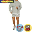 ショートパンツ メンズ スポーツ トレーニングパンツ ランニングショーツ シンプル 筋トレ ジムウェア 夏 色:グレー、サイズ:M