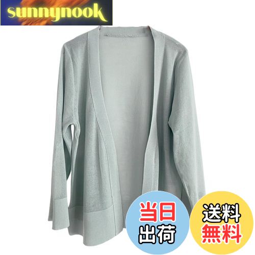 【送料無料】[Loradouphi] カーディガン レディース オープン ボタンなし 薄手 ニット 冷房対策 uvカッ..
