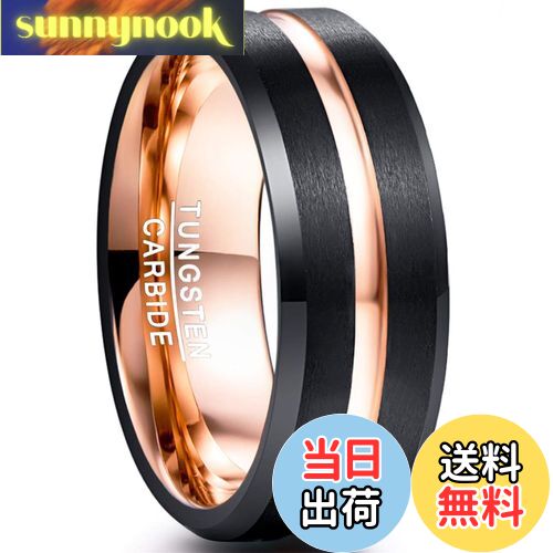 【送料無料】[Nuncad(ヌンカド)] メンズリング レディース 指輪 タングステン シンプル 結婚指輪 ファ..
