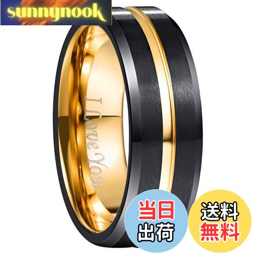 【送料無料】[Nuncad(ヌンカド)] メンズ リング 指輪 タングステン 結婚指輪 ペアリング カップルリン..