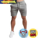 ハーフパンツ トレーニングウェア メンズ ショートパンツ スウェット ランニング 吸汗速乾 ジム 夏 色:グレー、サイズ:XL