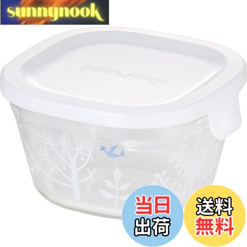 【送料無料】iwaki(イワキ) 耐熱ガラス 保存容器 シンジカトウ Petit bois 角型 SS 200ml パック&レンジ B3200-SNC1