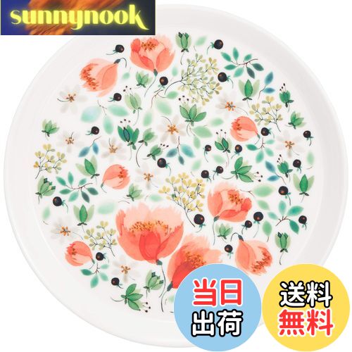 【送料無料】NARUMI(ナルミ) プレート 皿 アンナ・エミリア Thank you 16cm 花柄 かわいい 電子レンジ温め 食洗機対応 51942-564...