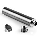 【送料無料】voocye スキットル 2oz ヒップ フラスコ ステンレス製 錆びない ウイスキー 清酒 ボトル 携帯用 超軽便利