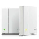 エレコム メッシュ WiFiルーター 無線LAN 親機+中継器セット 11ac 1733+800Mbps IPv6(IPoE)対応 日本メーカー WMC-2HC-W